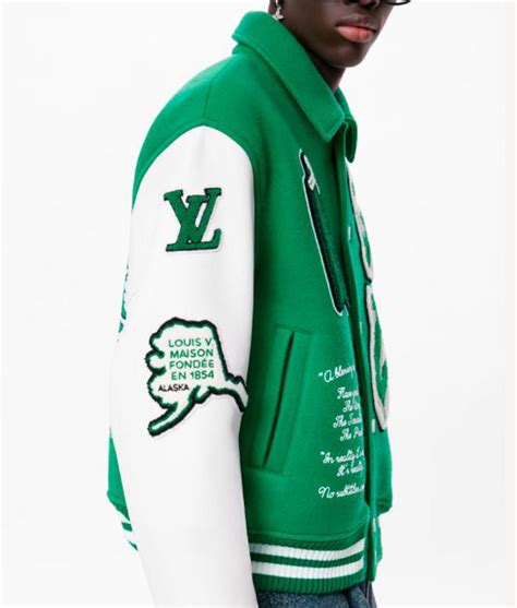 green louis vuitton jacket.